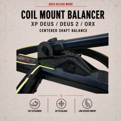 Quick-release coil mount (balancer) - XP Deus/Deus 2/ORX