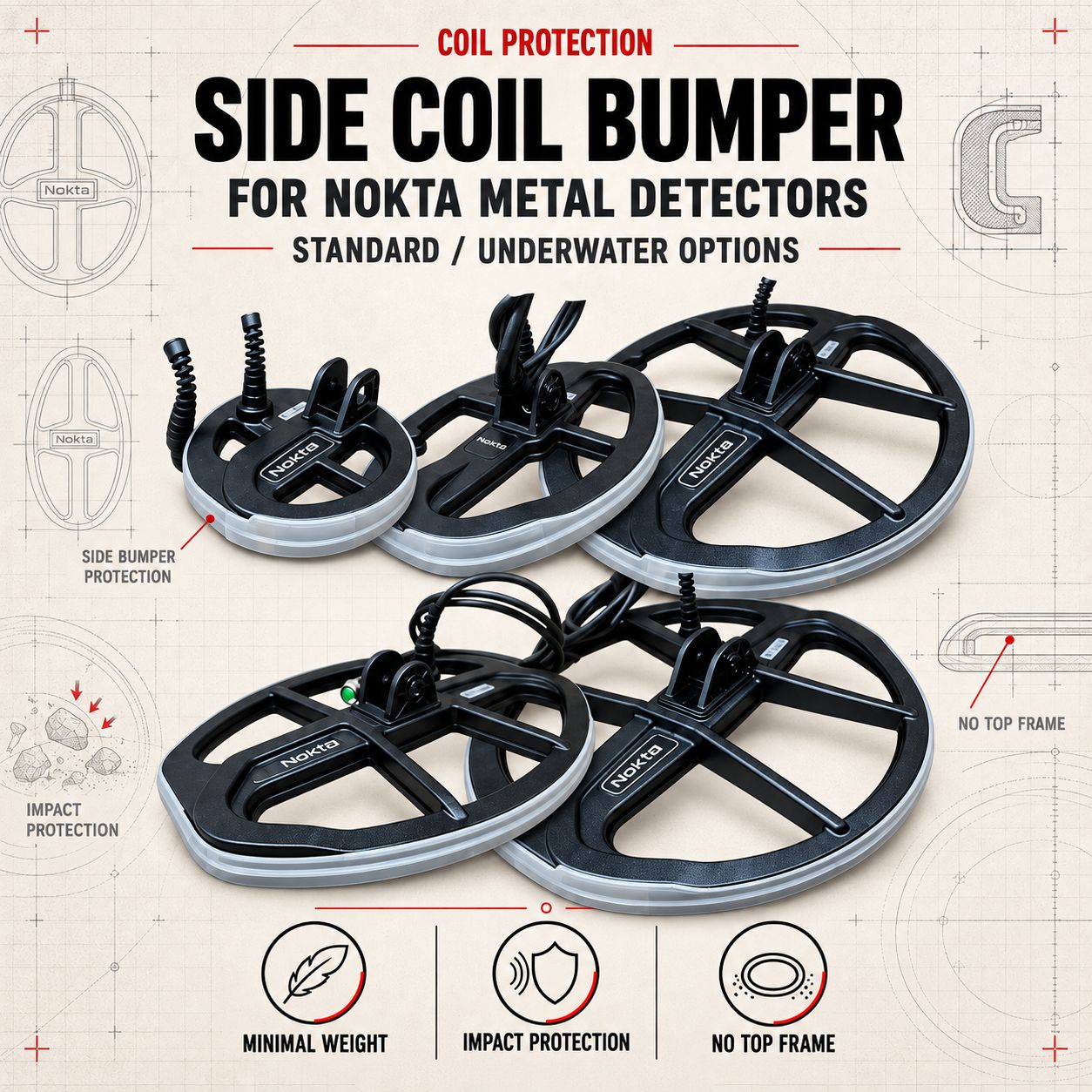 Side coil protection (bumper) - Nokta