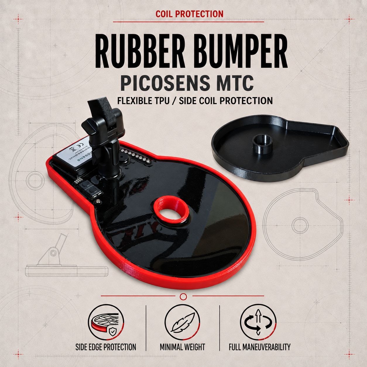 Side coil protection (bumper) - Picosens MTC