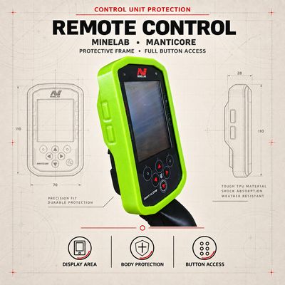 Remote control protection for Minelab