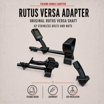 Adapter with folding handle for Rutus Versa