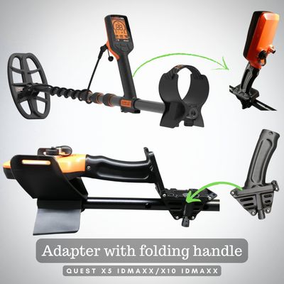 Adapter with folding handle for Quest X5 IDmaxX / X10 IDmaxX