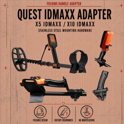 Adapter with folding handle for Quest X5 IDmaxX / X10 IDmaxX