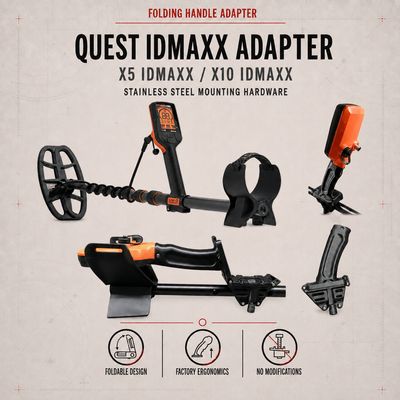 Adapter with folding handle for Quest X5 IDmaxX / X10 IDmaxX