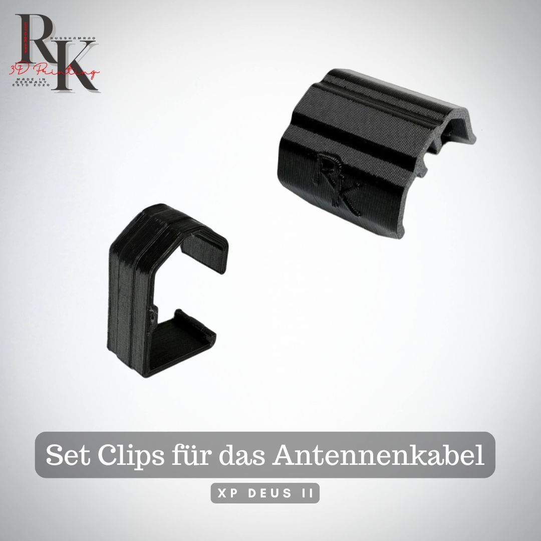 Clips for the antenna cable XP Deus II, Typ: Set Clips für das Antennenkabel