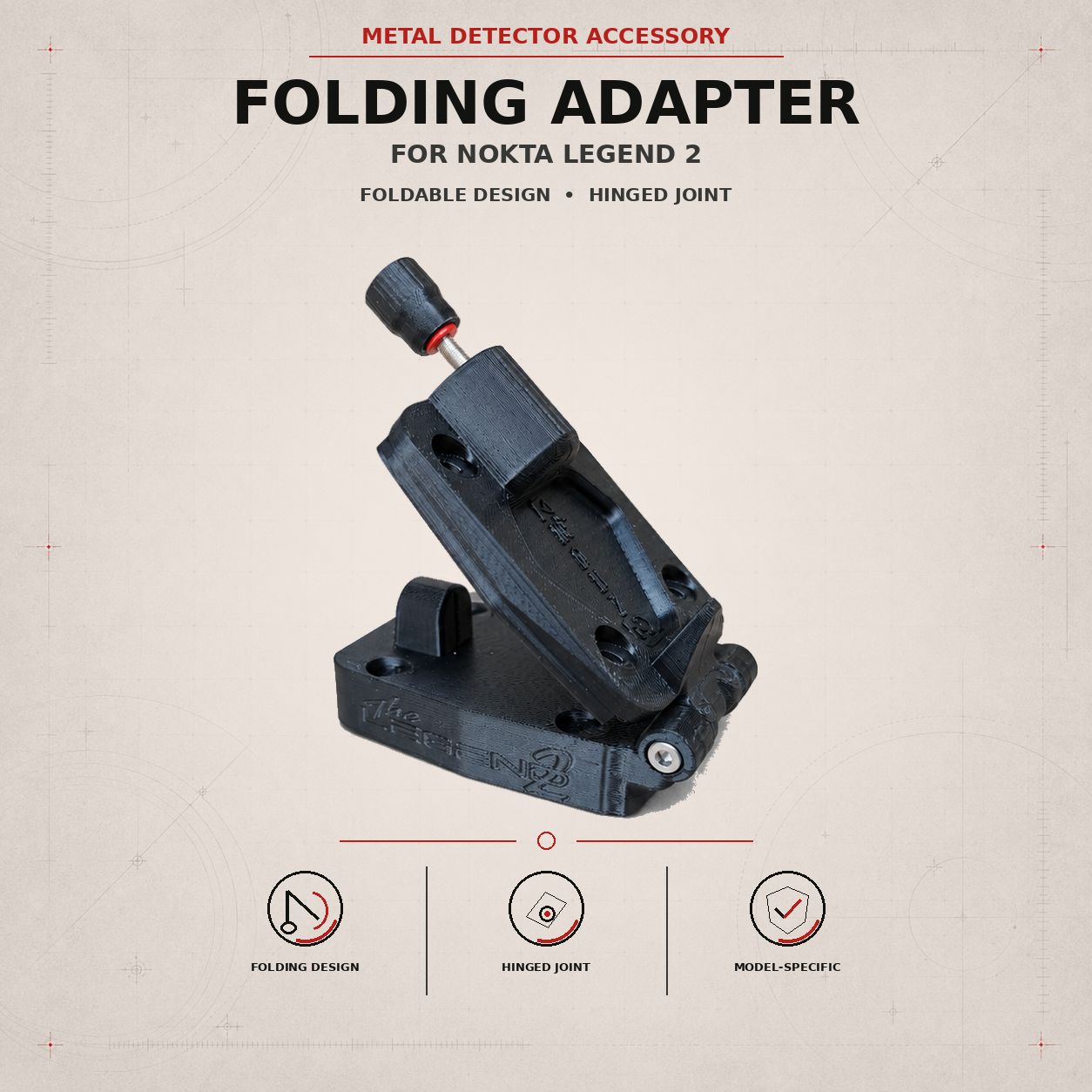 Folding Adapter for Nokta Legend 2