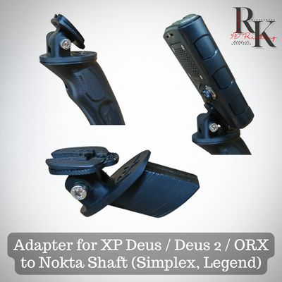 Adapter for XP Deus / Deus II / ORX to Nokta Shafts (Simplex, Legend)