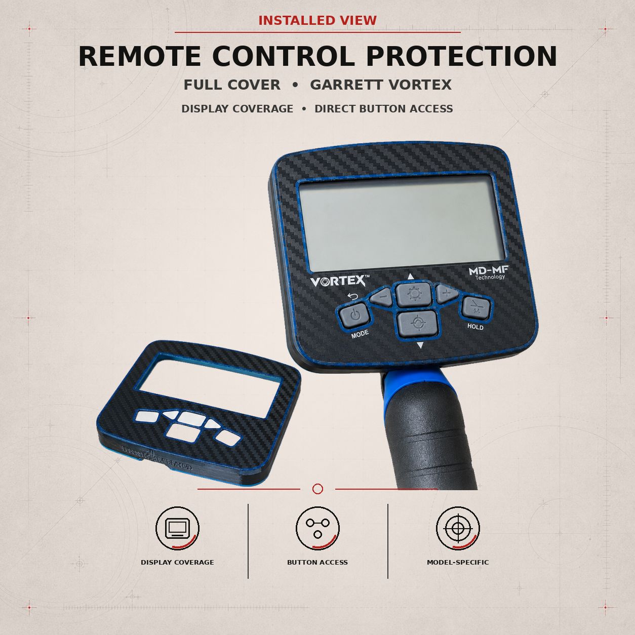 Remote control protection for Garrett Vortex