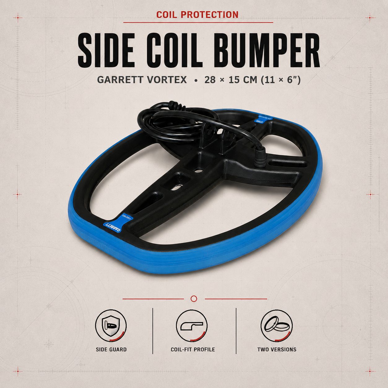 Side coil protection (bumper) - Garrett