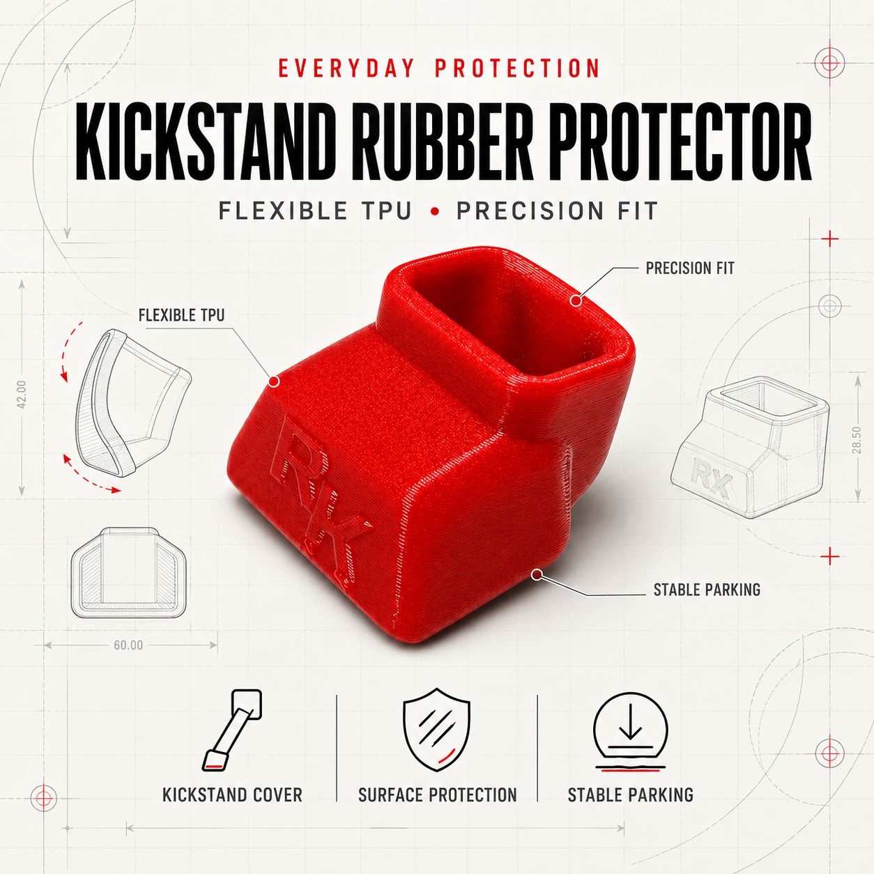 Kickstand Rubber Protector