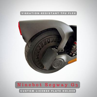 Custom License Plate Holder - Ninebot Segway G3
