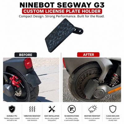 Custom License Plate Holder - Ninebot Segway G3