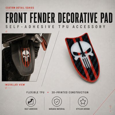 Front Fender Decorative Rubber Pad