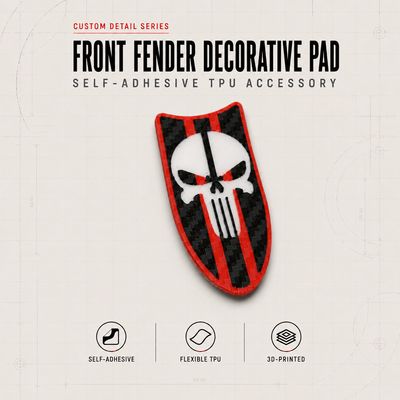 Front Fender Decorative Rubber Pad