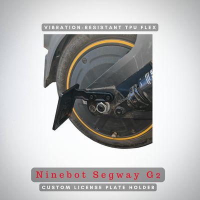 Custom License Plate Holder - Ninebot Segway G2