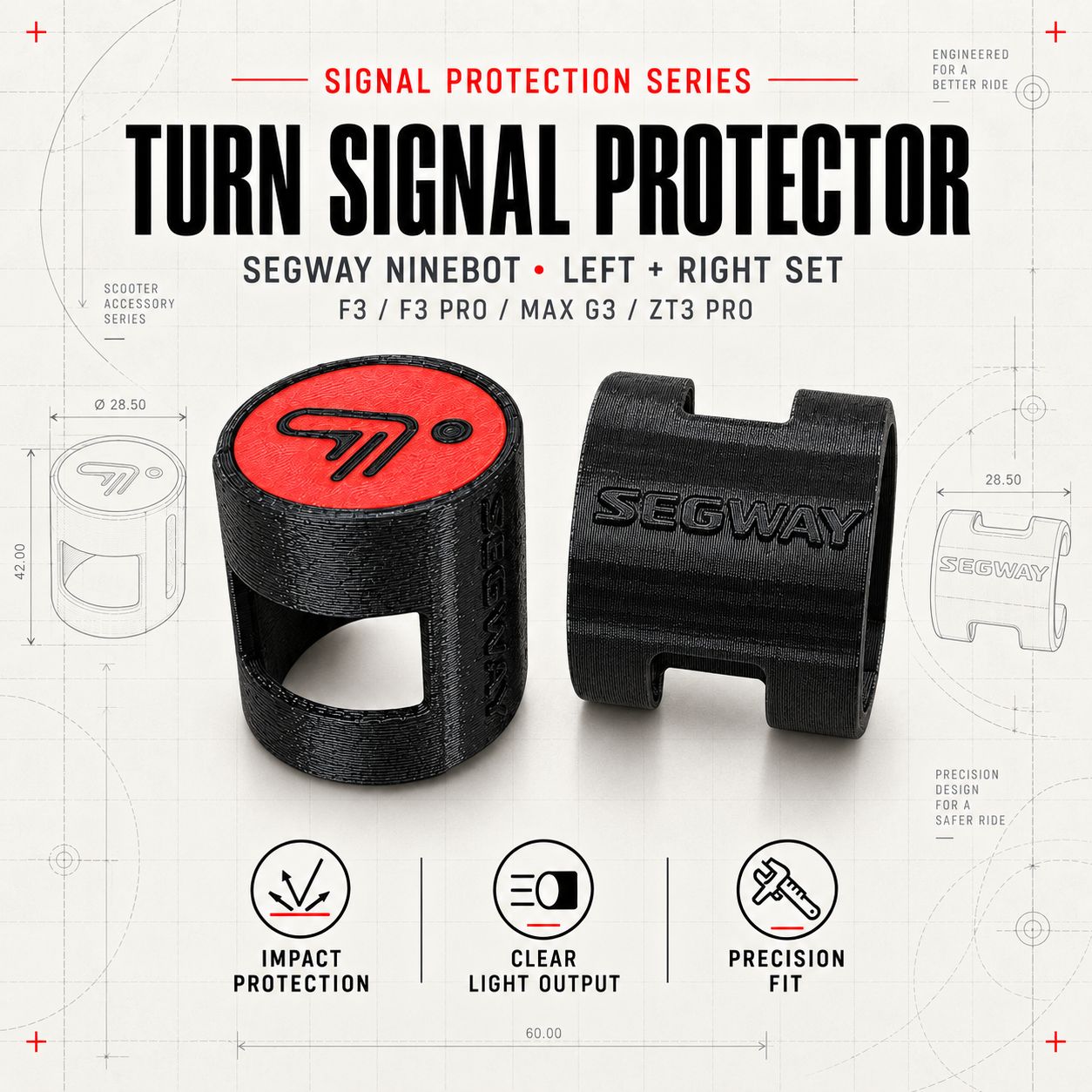 Turn Signal Protector for Segway Ninebot