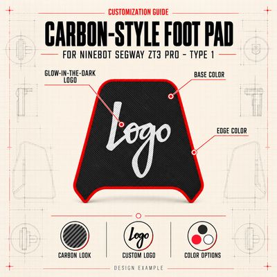 Small Foot Pad - Ninebot Segway ZT3 Pro Typ 2