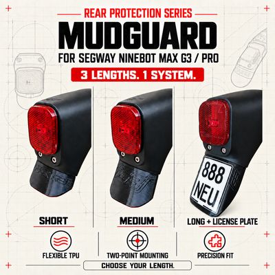 Rear Mudguard — Ninebot Segway MAX G3 / Pro