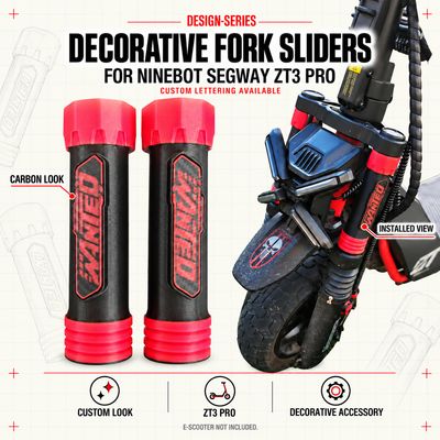 Decorative Fork Covers — Ninebot Segway ZT3 Pro