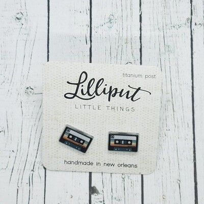 Retro Cassette Mixtape Earrings