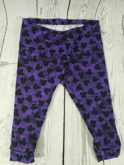 Mickey Mouse Ears leggings 3-6 month baby.