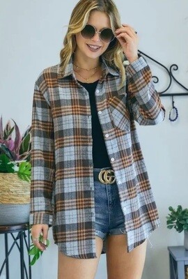 Maggie Flannel Brown