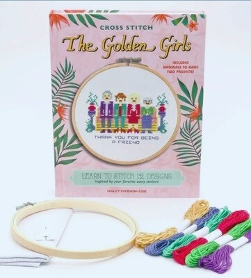 Cross Stitch The Golden Girls (Craft Kit + Book)