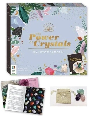 Elevate: Power of Crystals (Crystal Healing Kit + Book)