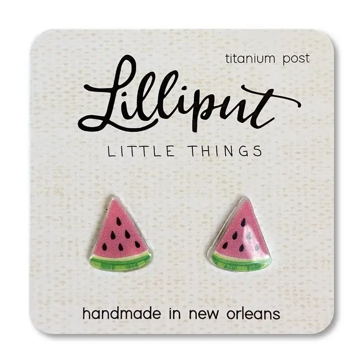 Watermelon Fruit Earrings