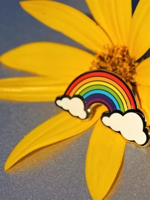 Rainbow Pride Enamel Lapel Pin - LGBTQ Pride Pin Series