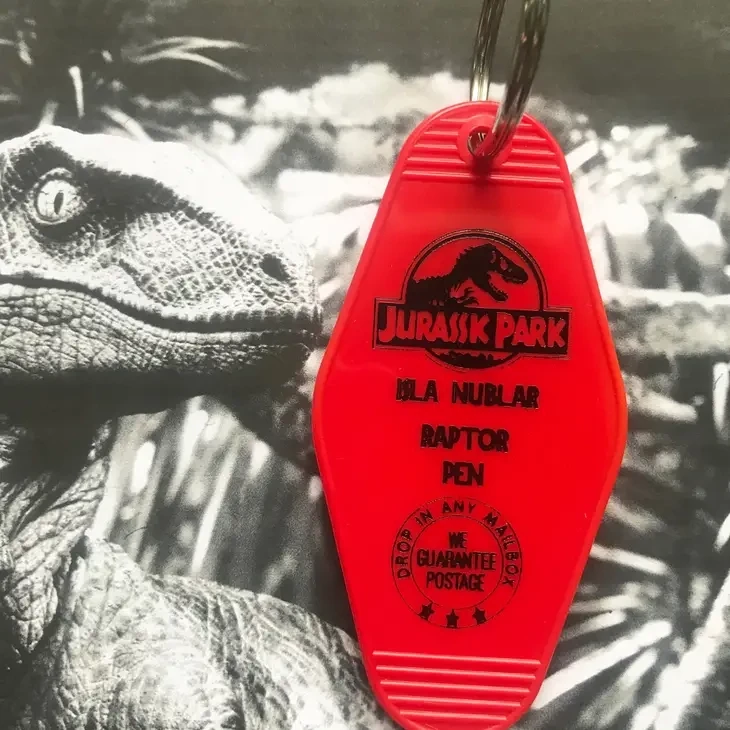 Motel Key Fob - Jurassic Park