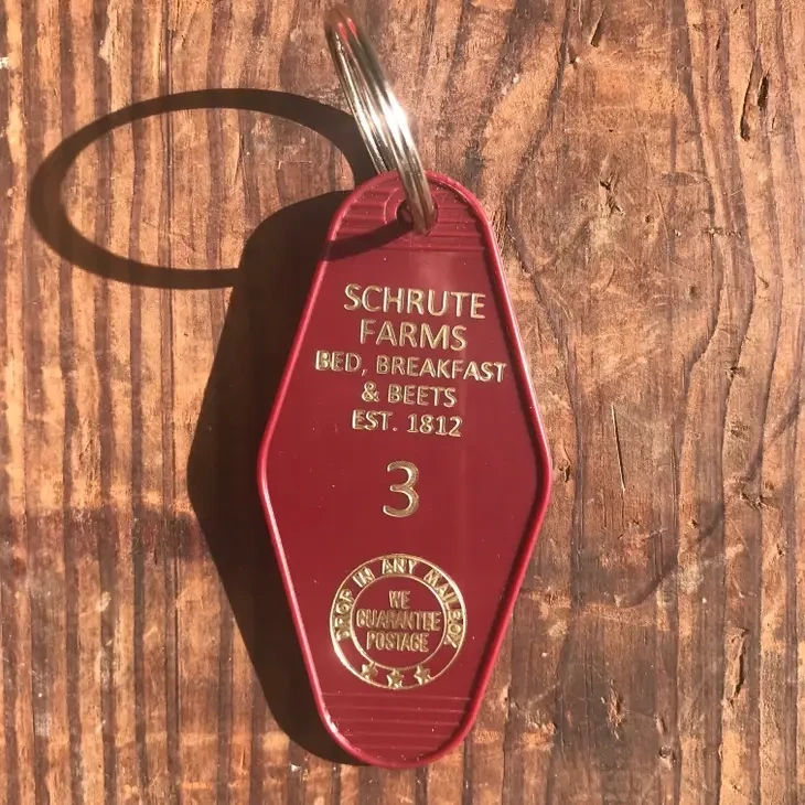 Motel Key Fob - Schrute Farms (The Office)