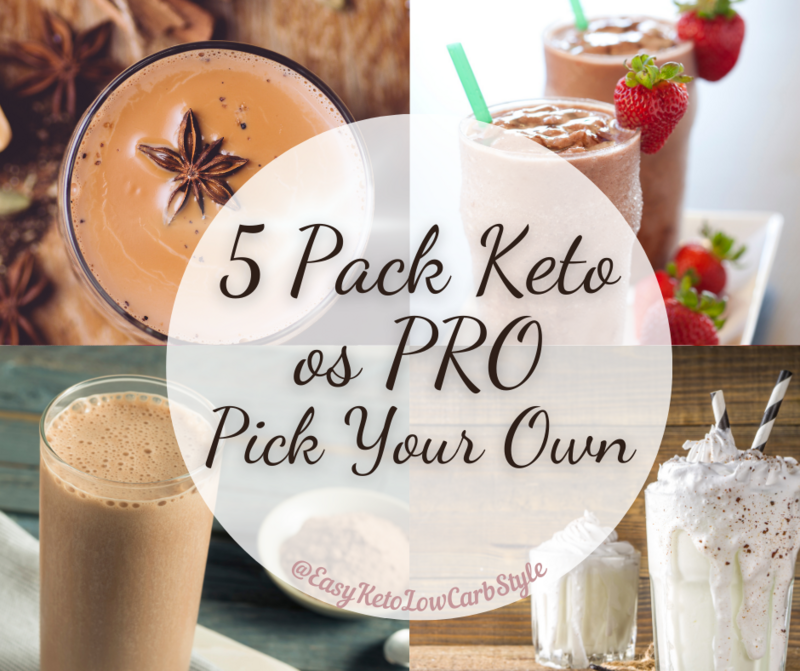 Build Your Own Keto os PRO 5 Pack Pack