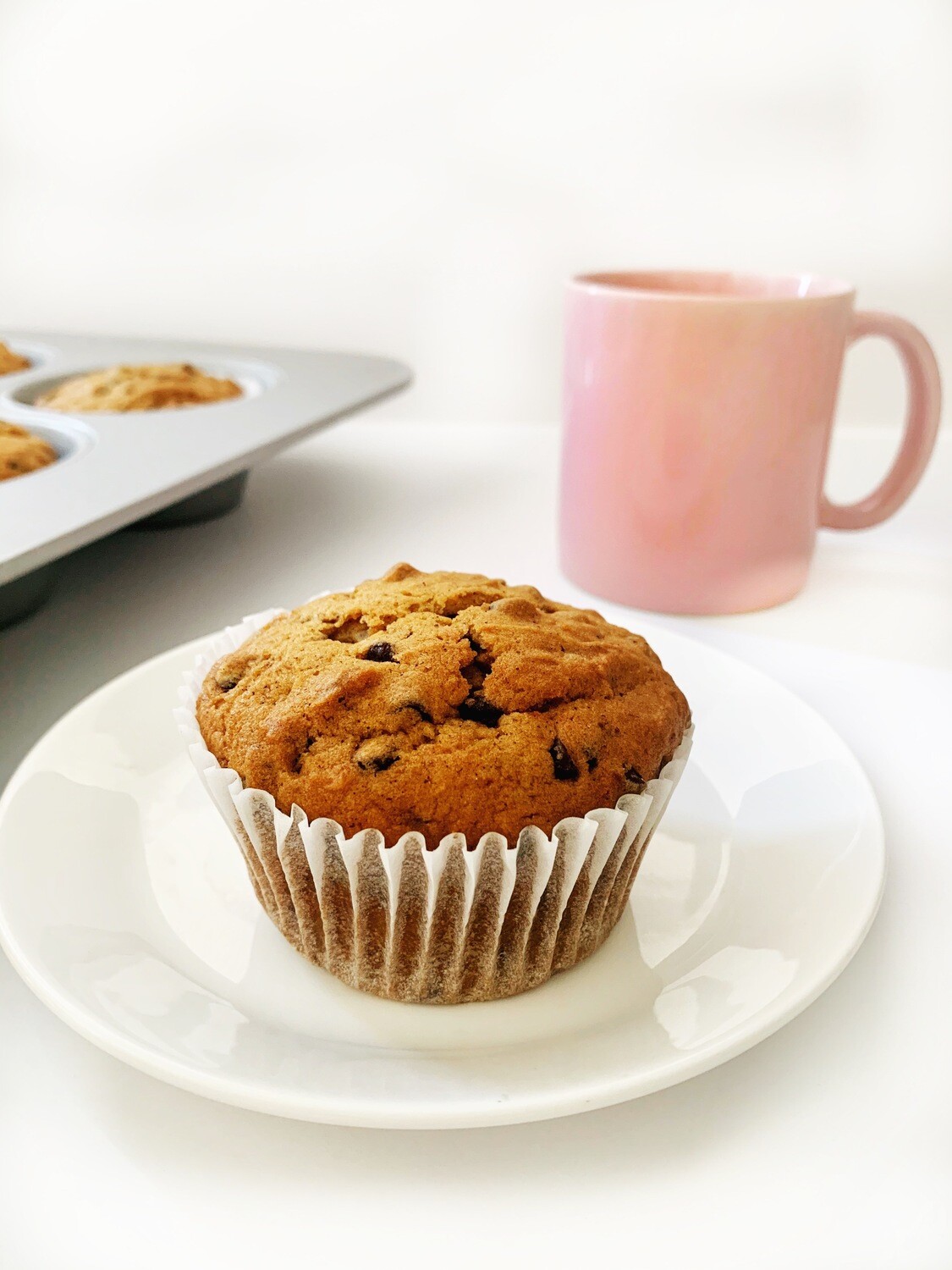 Pumpkin Chocolate Chip Muffins