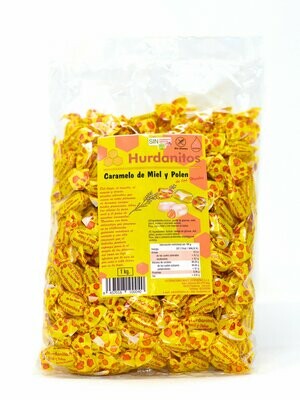 HURDANITOS CARAMELOS RELLENOS DE MIEL Y POLEN 1 kg