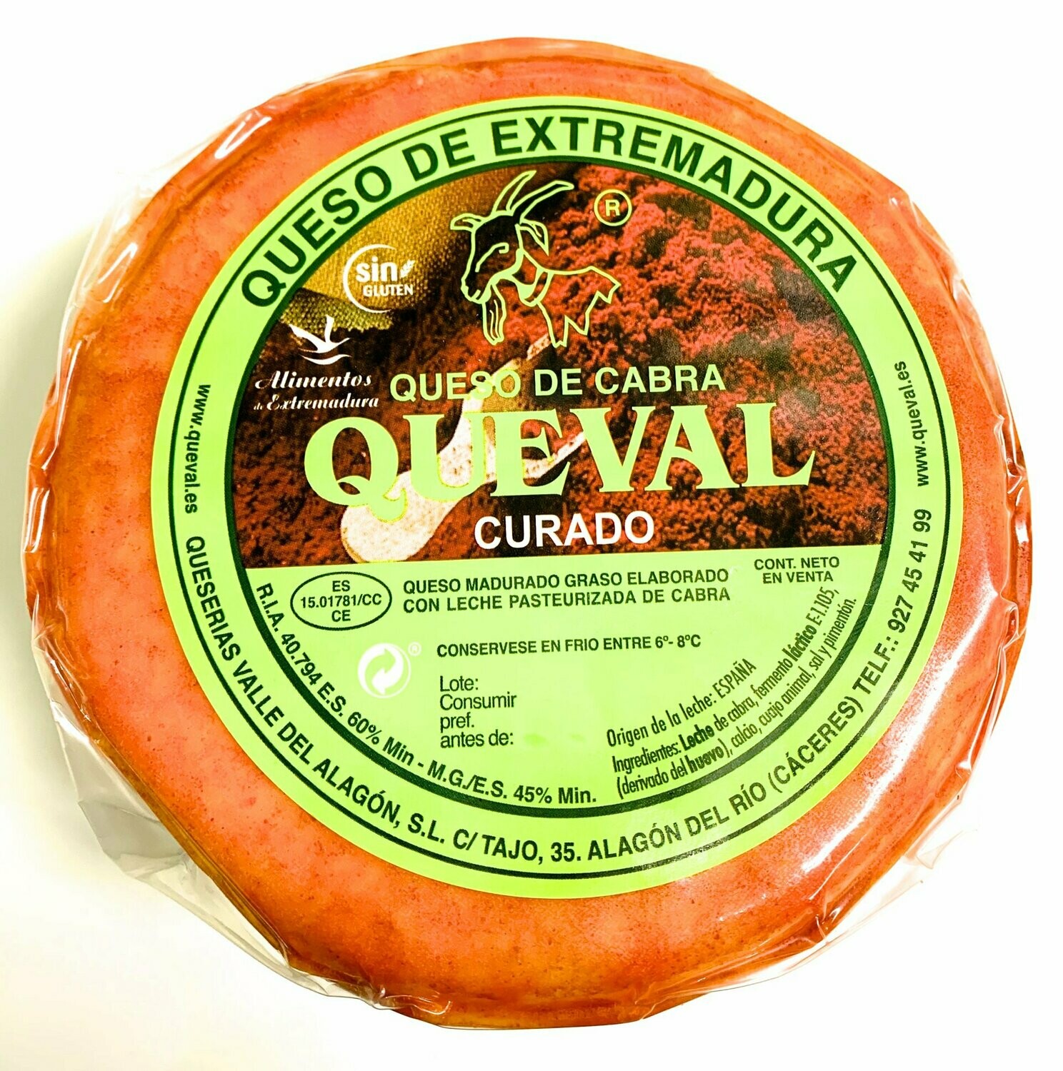 QUESO DE CABRA CURADO CON PIMENTÓN 500 g