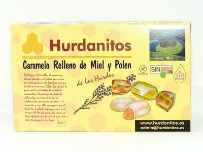 HURDANITOS CARAMELOS RELLENOS DE MIEL Y POLEN 150 g