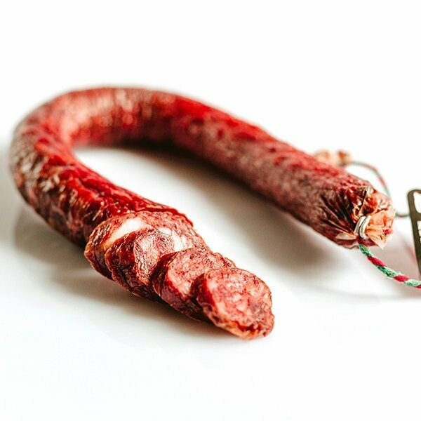 CHORIZO DE CERDO IBERÍCO EXTRA PICANTE 300 g CHORIZO DE CERDO IBERÍCO EXTRA PICANTE 300 g