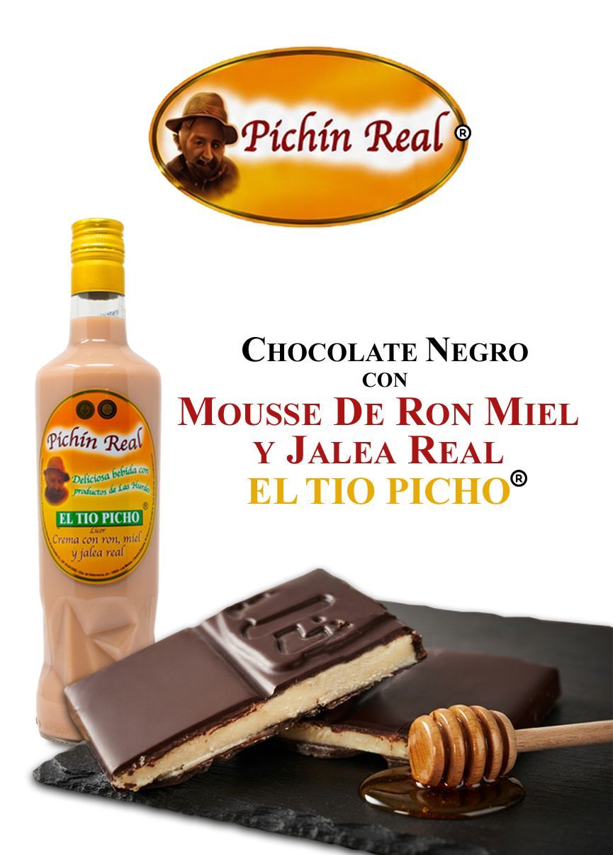 NOVEDAD !! Chocolate Negro con Pichín Real 17% vol NOVEDAD !! Chocolate Negro con Pichín Real 17% vol