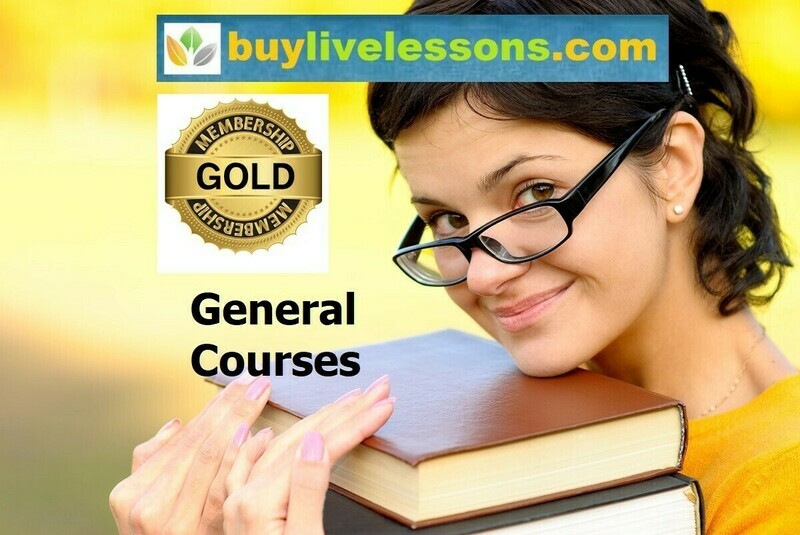 BUY 90 GENERAL LIVE LESSONS FOR 60 MINUTES EACH.