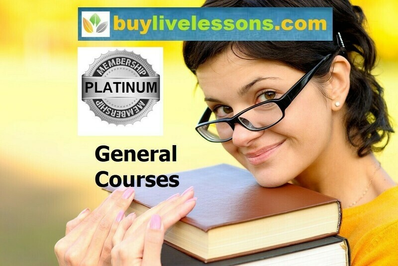 BUY 90 GENERAL LIVE LESSONS FOR 90 MINUTES EACH.