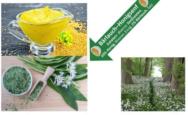 Senf, Bärlauch- Honigsenf 160ml Senf, Bärlauch- Honigsenf 160ml