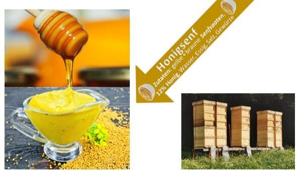 Senf, Honigsenf 160ml Senf, Honigsenf 160ml