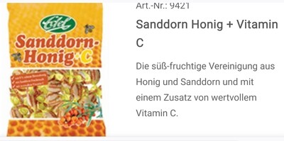Bonbons Sandorn Honig