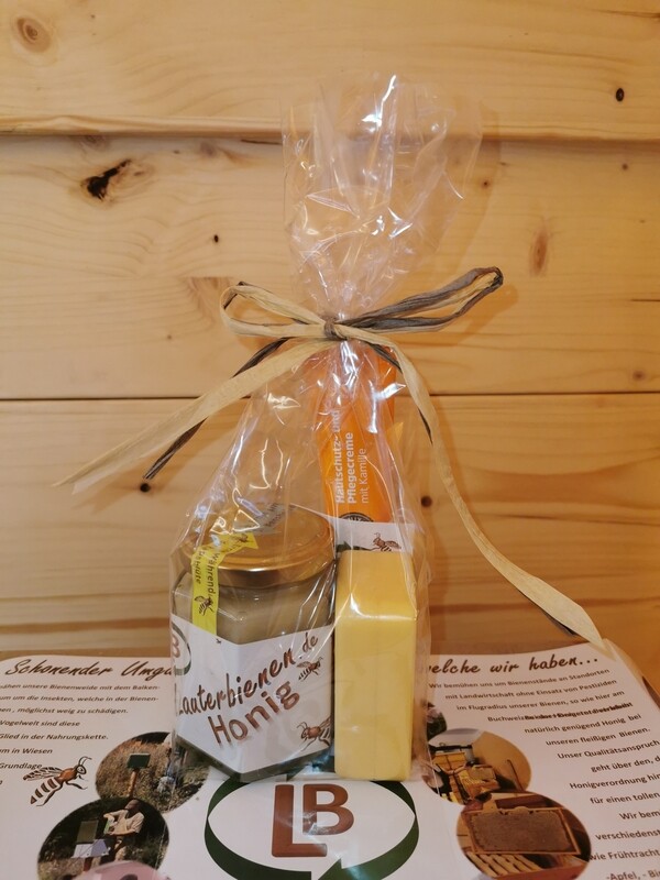 Pflege Honig-set Lindesa orange , Honig während der Rapsblüte Pflege Honig-set Lindesa orange , Honig während der Rapsblüte