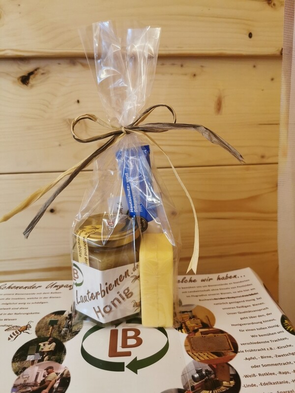 Pflege Honig-set Lindesa blau , Honig während der Sommerblüte Pflege Honig-set Lindesa blau , Honig während der Sommerblüte