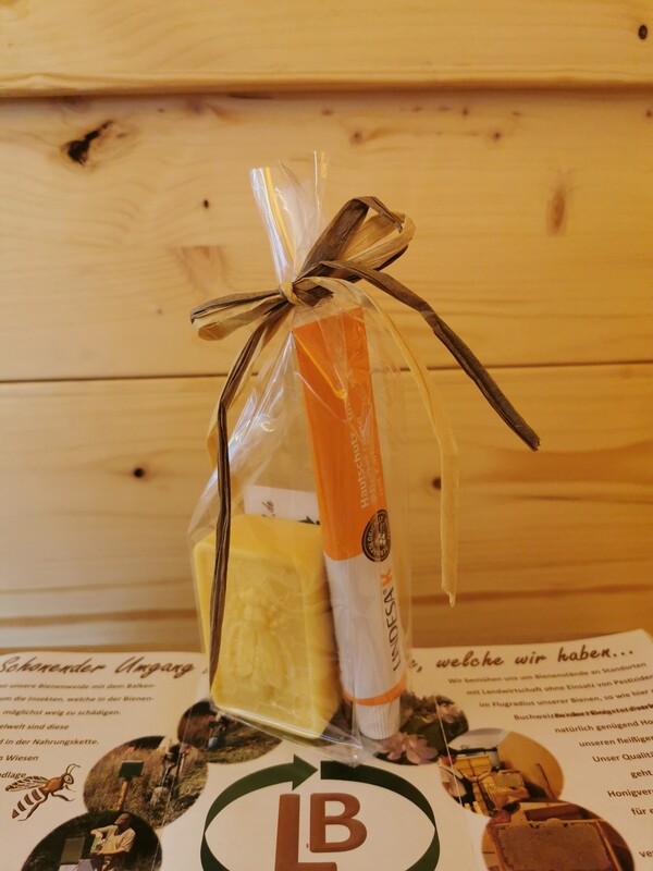 Pflege-set Lindesa orange mit Honigseife Pflege-set Lindesa orange mit Honigseife