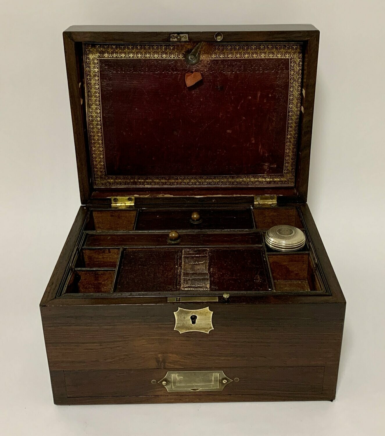 Victorian Rosewood Vanity Box
