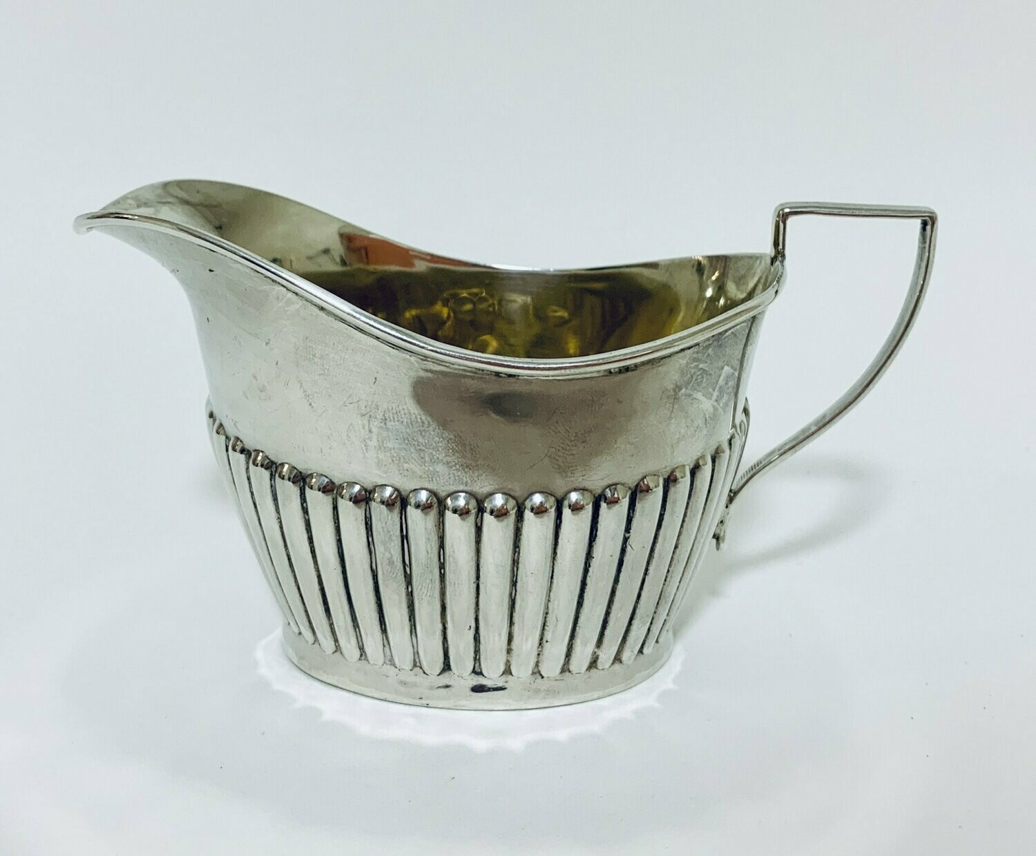 Antique Solid Silver Milk Jug