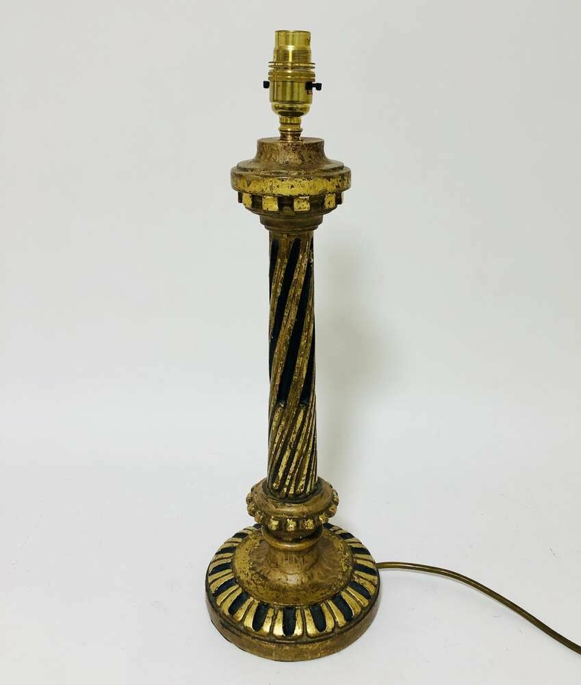Antique Giltwood Table Lamp